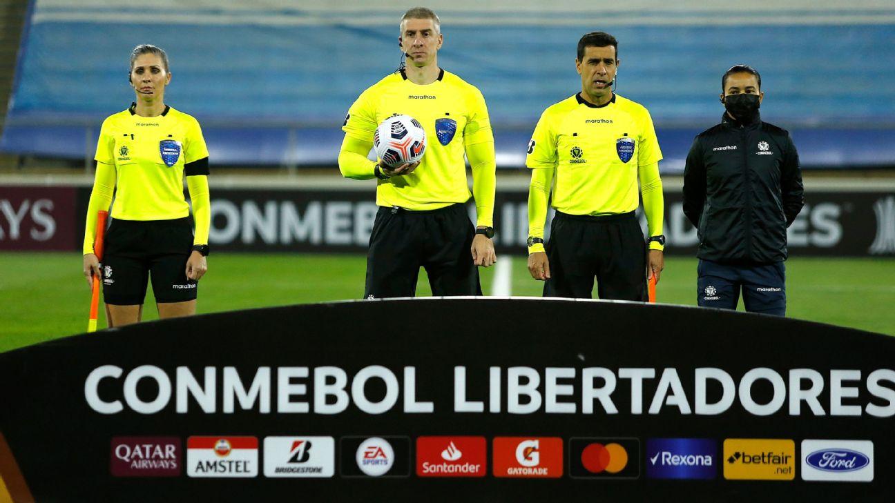conmebol libertadores referees chile 2022
